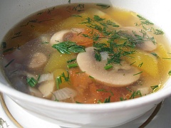 Суп из белых грибов